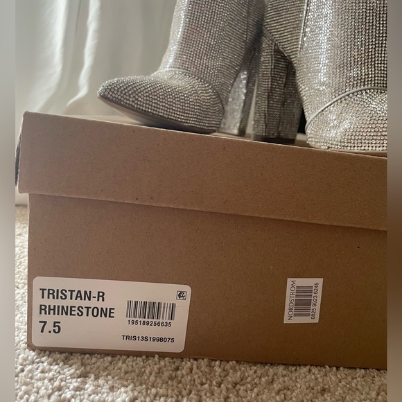 Women’s Steve Madden Tristan Rhinestone Booties - Size  7.5 - Picture 2 of 8